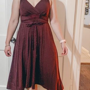 Maroon dress